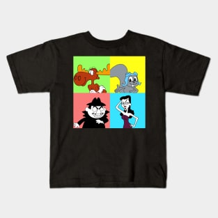 Rocky Bullwinkle Pop Kids T-Shirt
